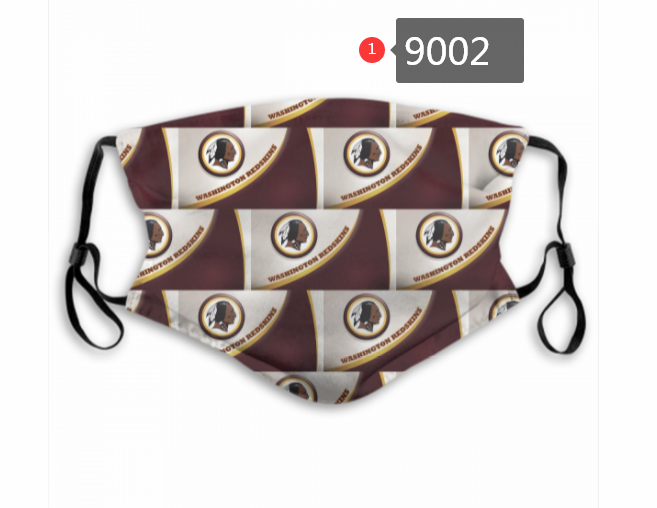 2020 NFL Washington RedSkins  Dust mask with filter->nfl dust mask->Sports Accessory